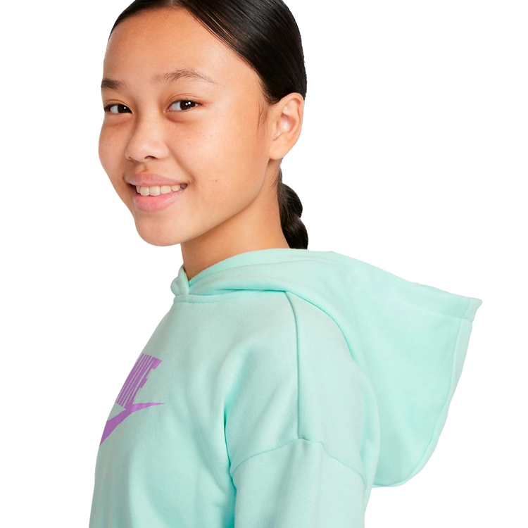 Hanorac Nike G NSW CLUB FT CROP HOODIE HBR